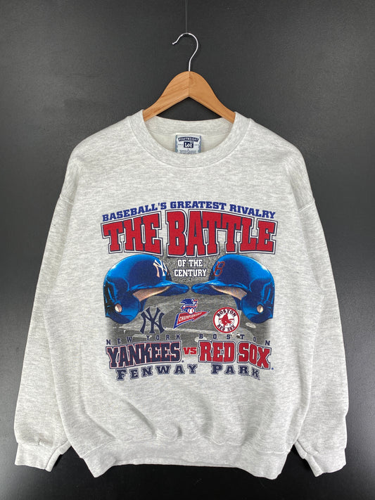 90’s THE BATTLE YANKEES vs RED SOX Size L MLB Sweat-shirt / F2786S