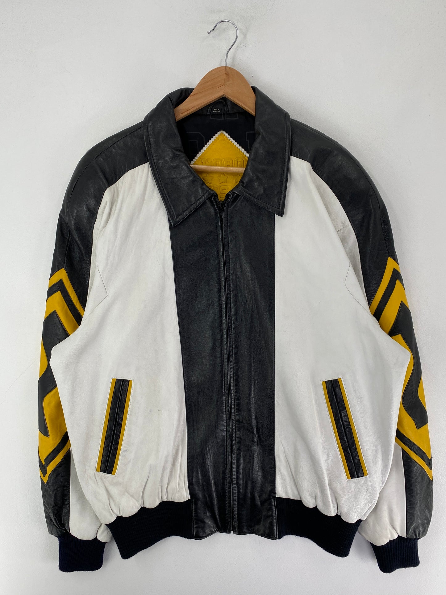 Vintage HOBO USA Size No Tag (Approx.L) Leather Jacket / F5611J