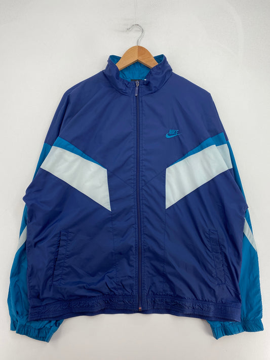 90’s NIKE Size L Vintage Zip-up Nylon Jacket/ G2378N