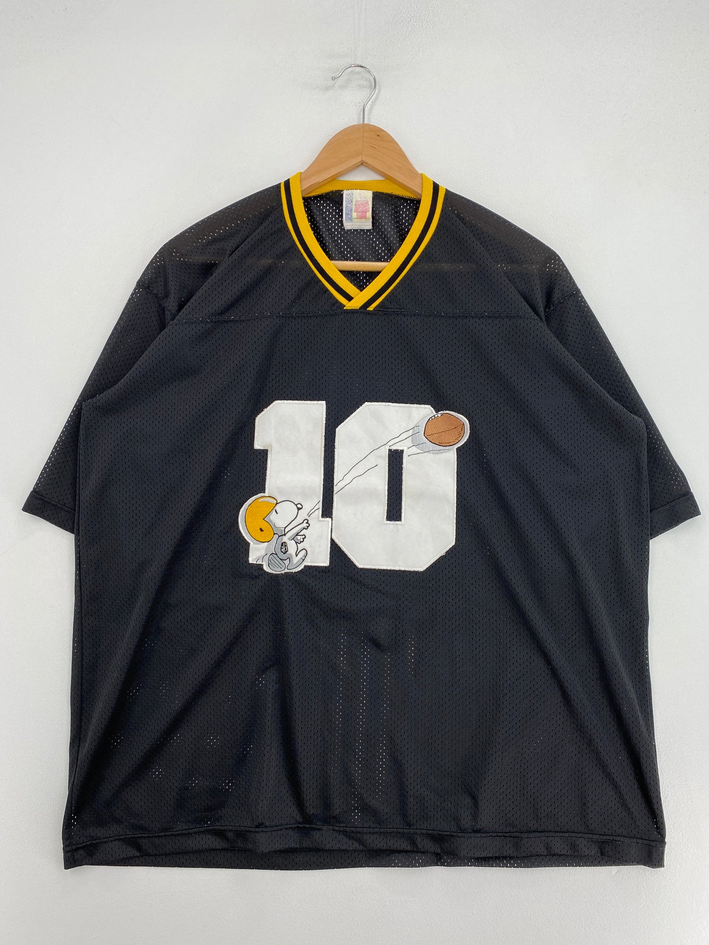 Vintage PEANUTS SNOOPY Size L / XL Rugby Jersey / G1780J