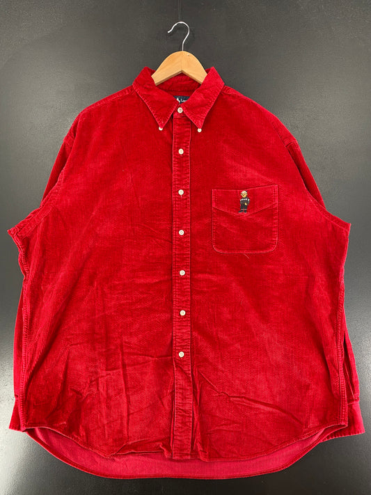 90’s POLO BEAR RALPH LAUREN Size XL Button down Shirt / F9925B