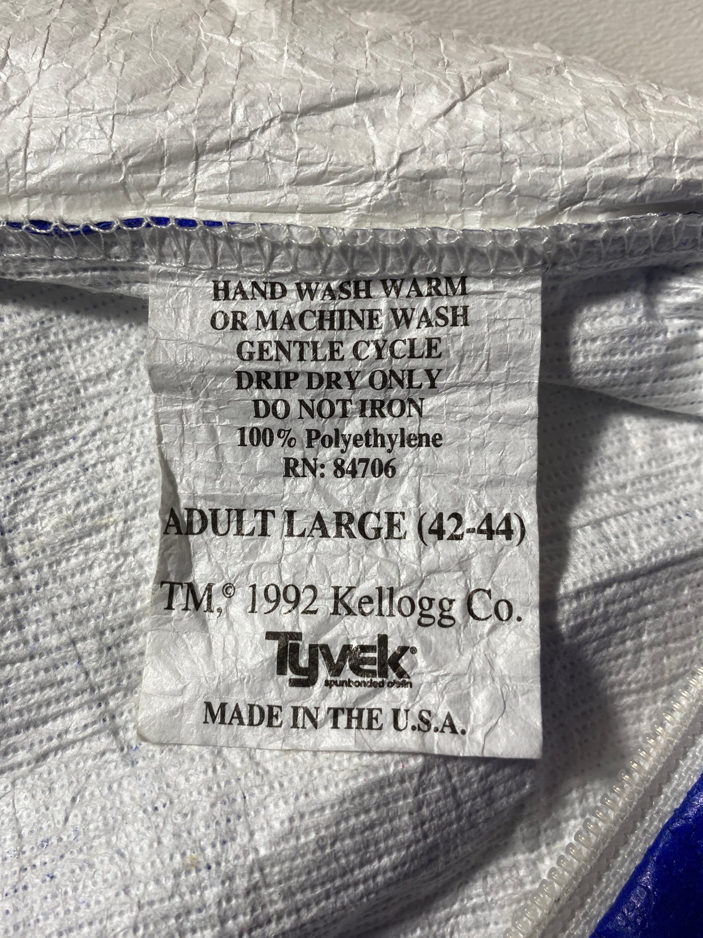 1992 U.S OLYMPIC BASKET BALL Made in USA Size L Vintage Zip-Up Paper Jacket/ F9406J