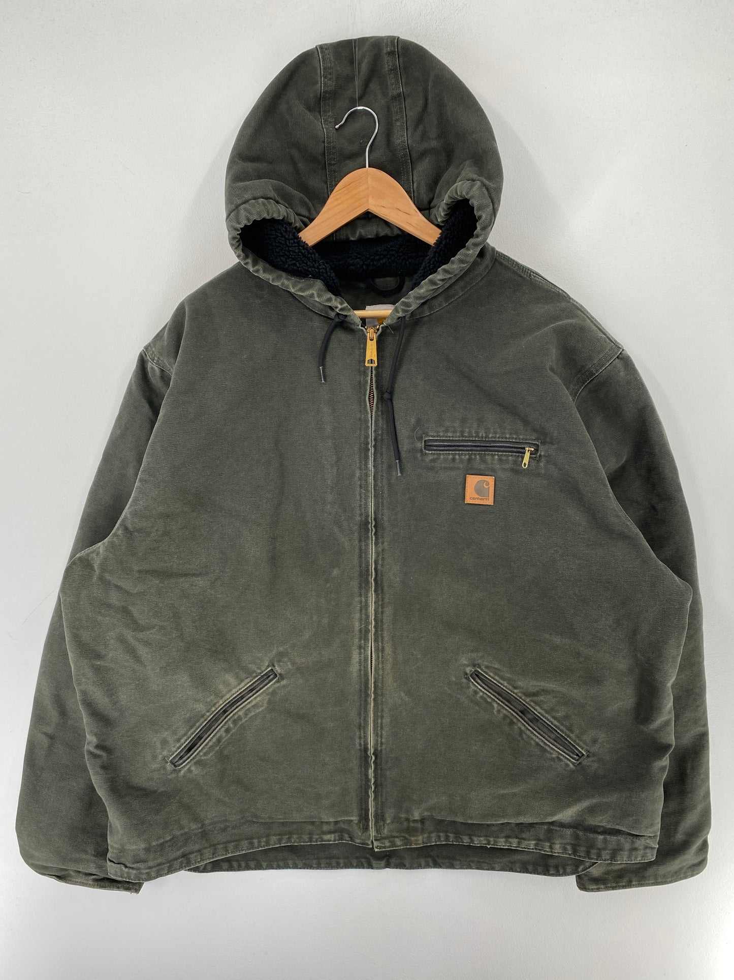 Vintage CARHARTT Size XXL Zip-Up Duck Jacket / F4991J
