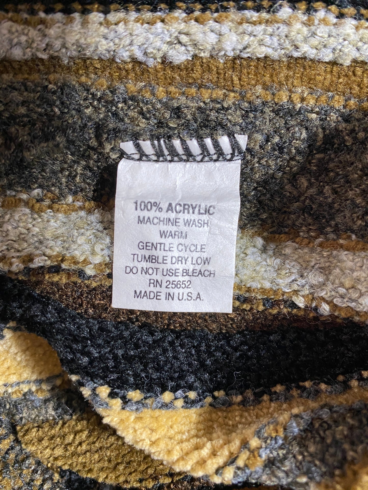Vintage 3D COOGI-STYLE Made in USA Size M Cotton Knit Sweater / F4392K
