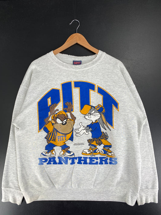 1993 LOONY TUNES x PANTHERS Size XL NFL Sweat-Shirt / F9088S