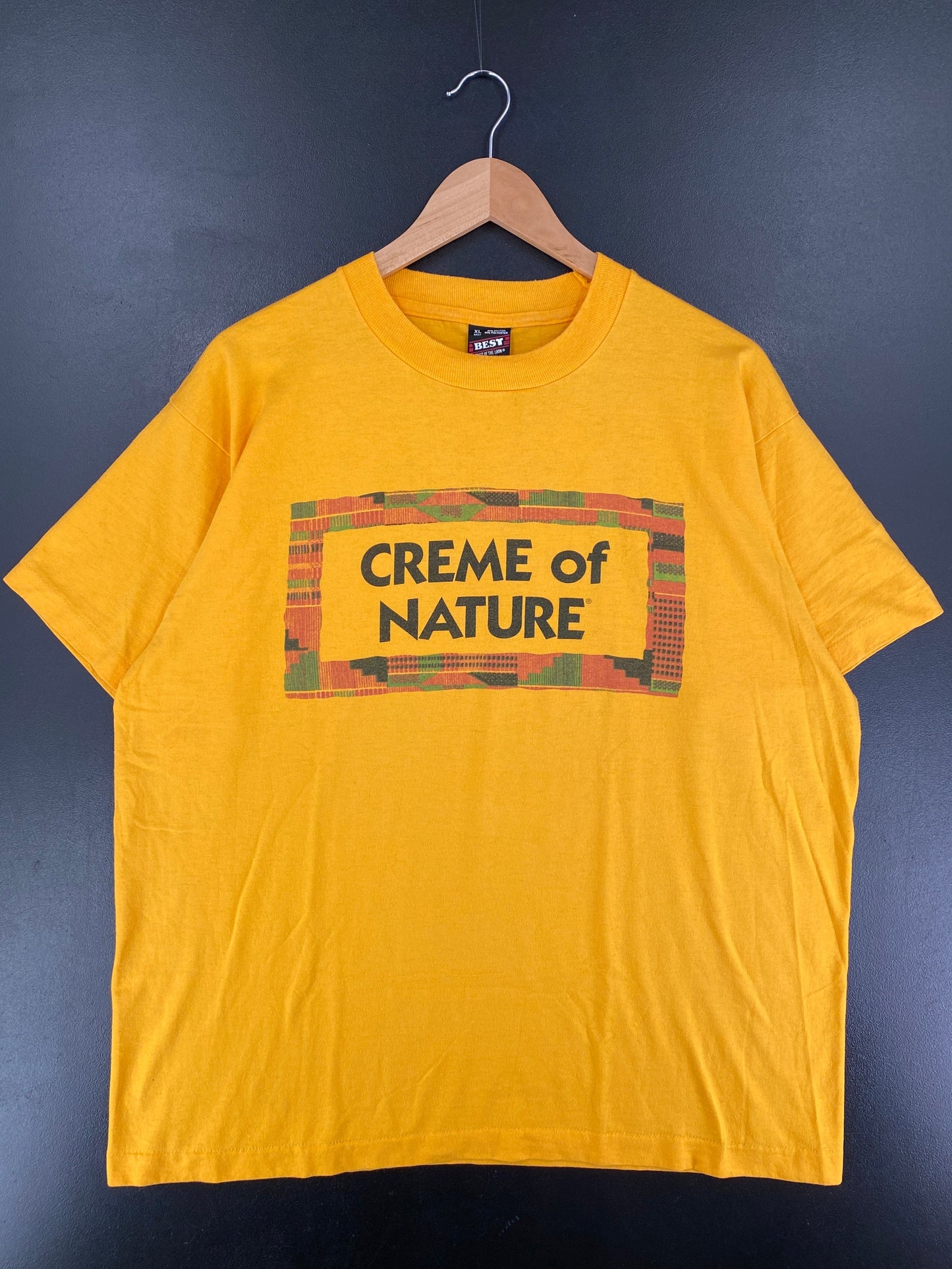 80’s CREME OF NATURE Made in USA Size XL Vintage T-Shirt / G6907T