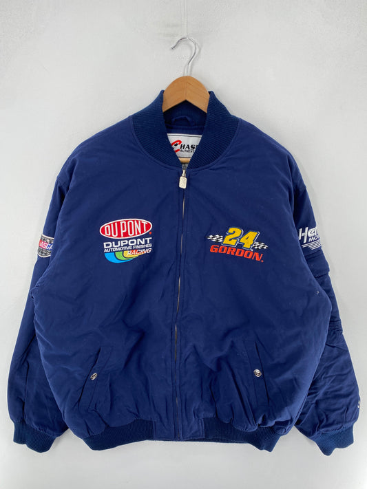 Vintage JEFF GORDON Size L Racing Nylon Jacket / F3798N