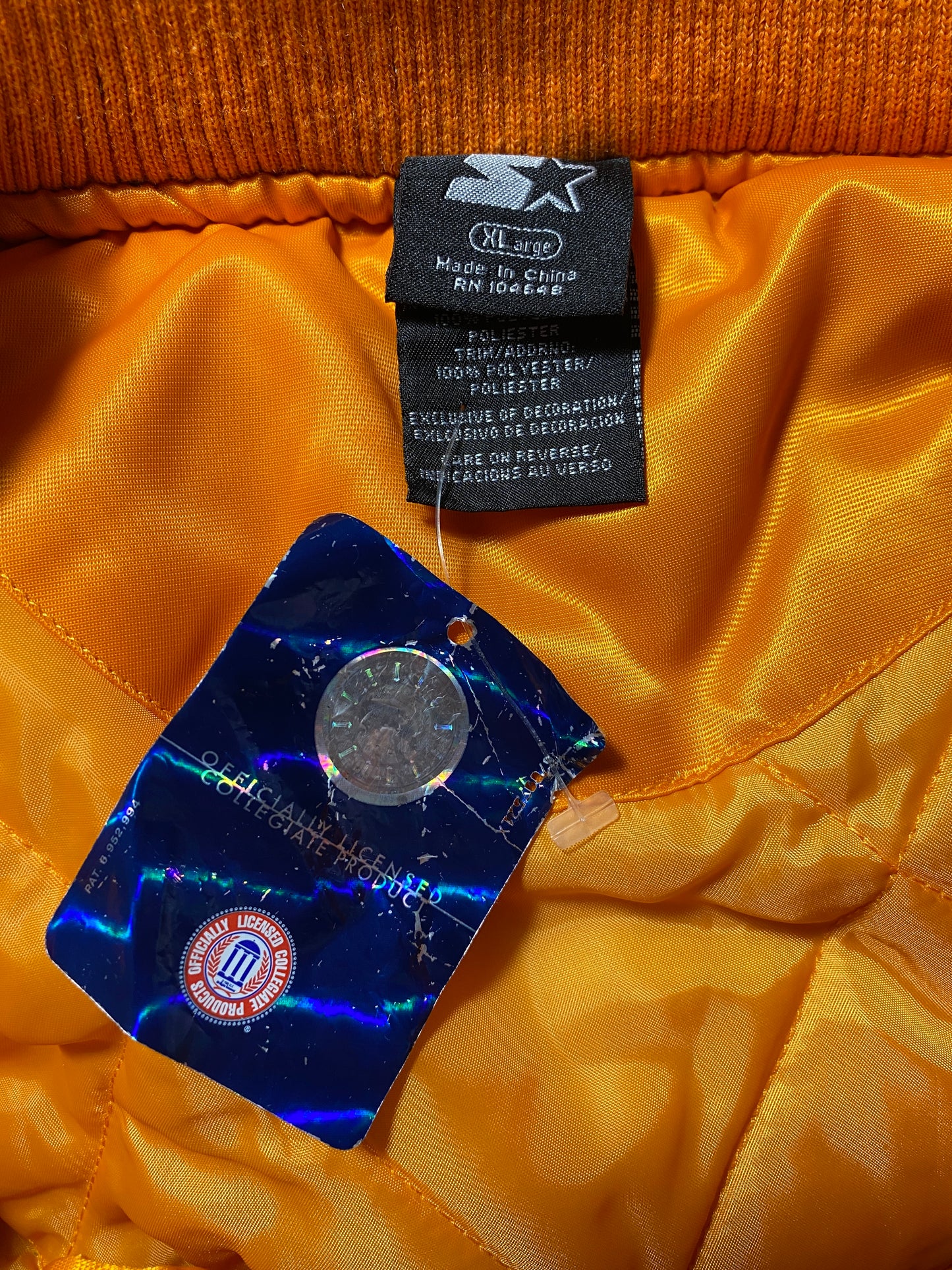 00’s DEADSTOCK STARTER x TENNESSEE Made in USA Size XL Vintage Nylon Jacket / F4980N