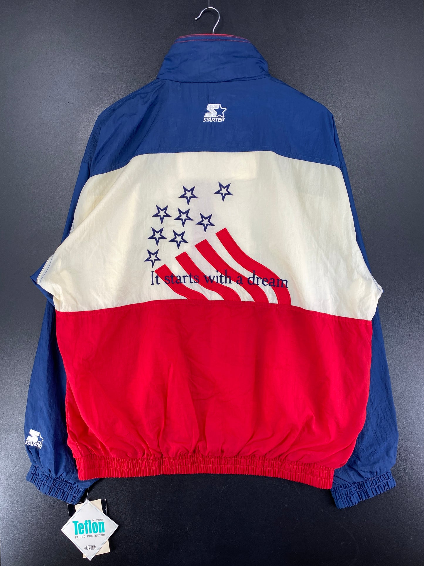 1996 Dead Stock STARTER x ATLANTA OLYMPIC Size XL Nylon Jacket/ F9407N