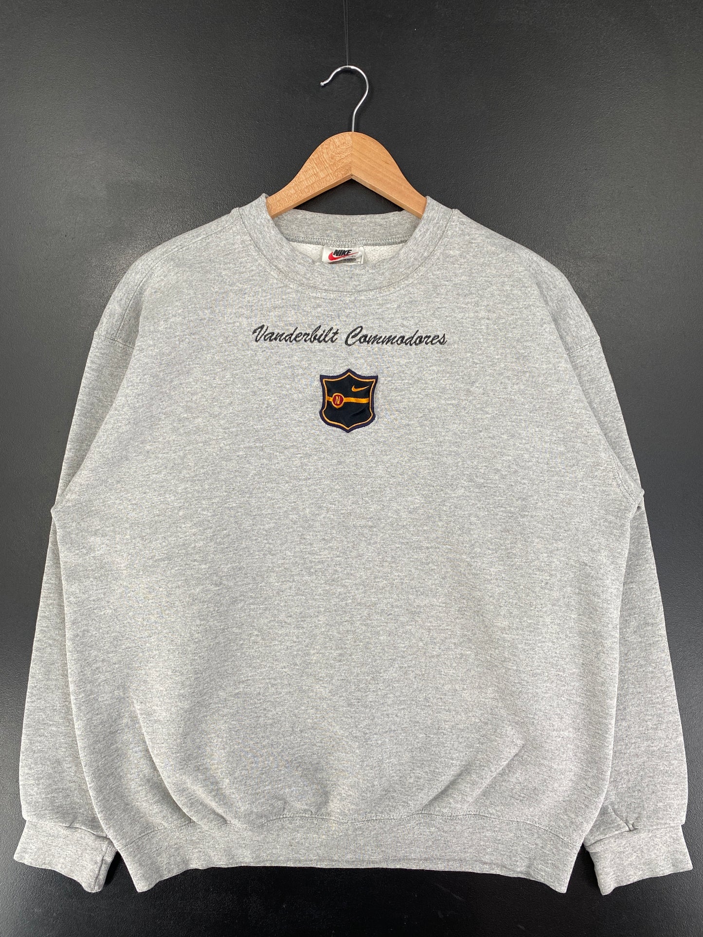 90’s NIKE x VANDERBILT COMMODORES Made in USA Size L College Sweat Shirt / G766S