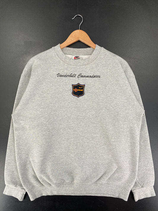 90’s NIKE x VANDERBILT COMMODORES Made in USA Size L College Sweat Shirt / G766S