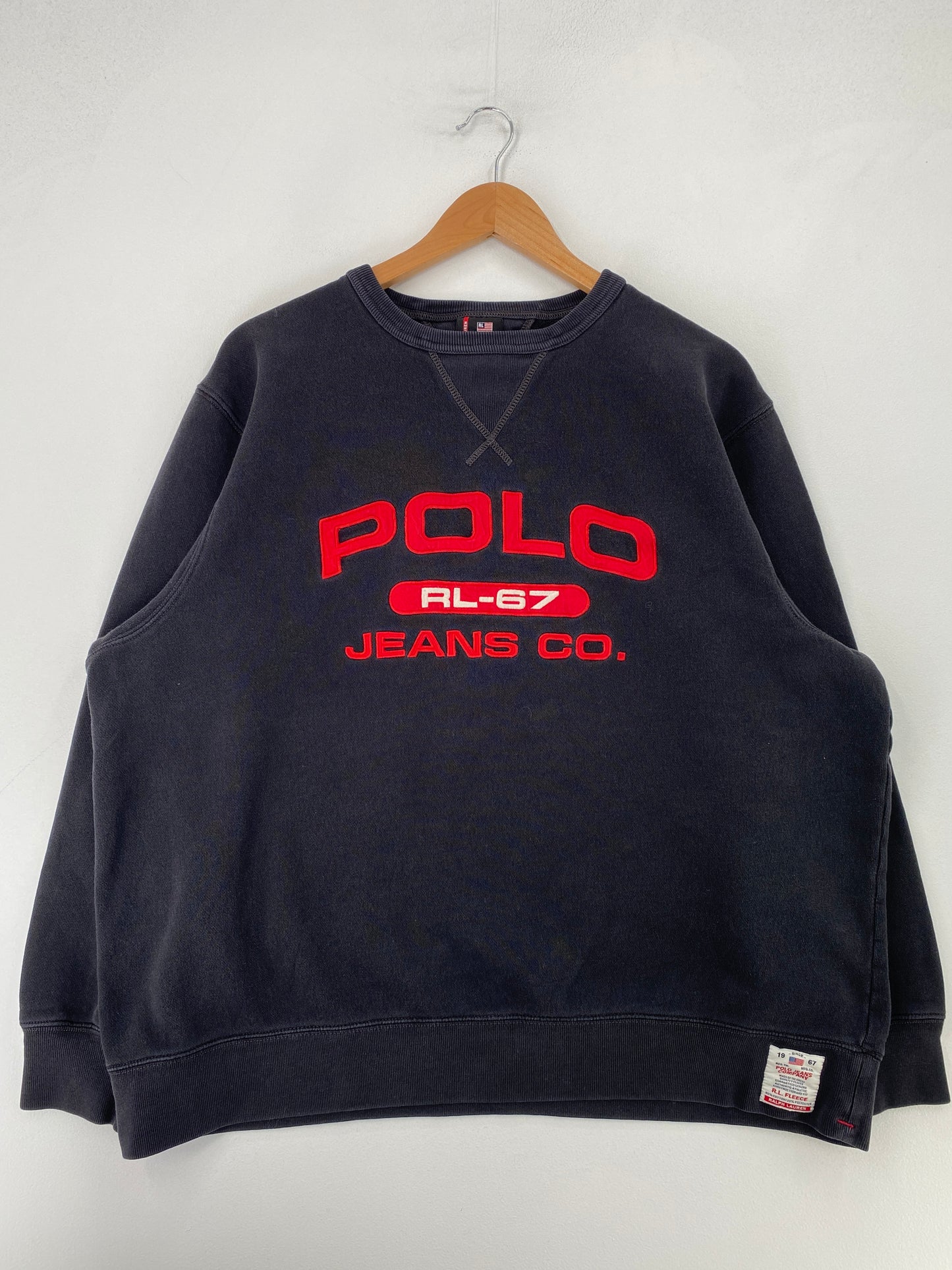 00’ POLO JEANS RALPH LAUREN Size XL Sweat-Shirt / F9924S