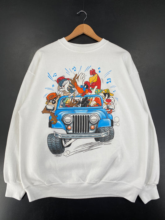1993 LOONEY TUNES Size XL Vintage Sweat-shirt / G1572S