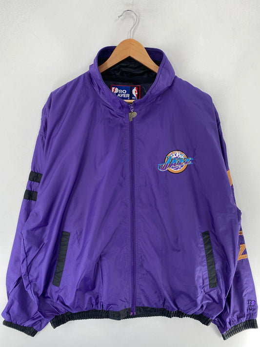 90’s UTAH JAZZ Size XL NBA Nylon Jacket / G4662N