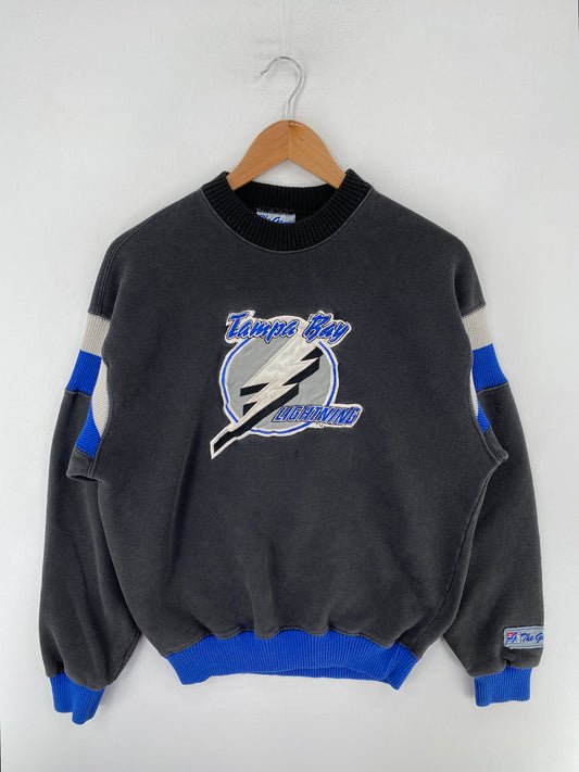 90’s TAMPA BAY LIGHTNING Size L NFL Sweat-shirt / F8641S