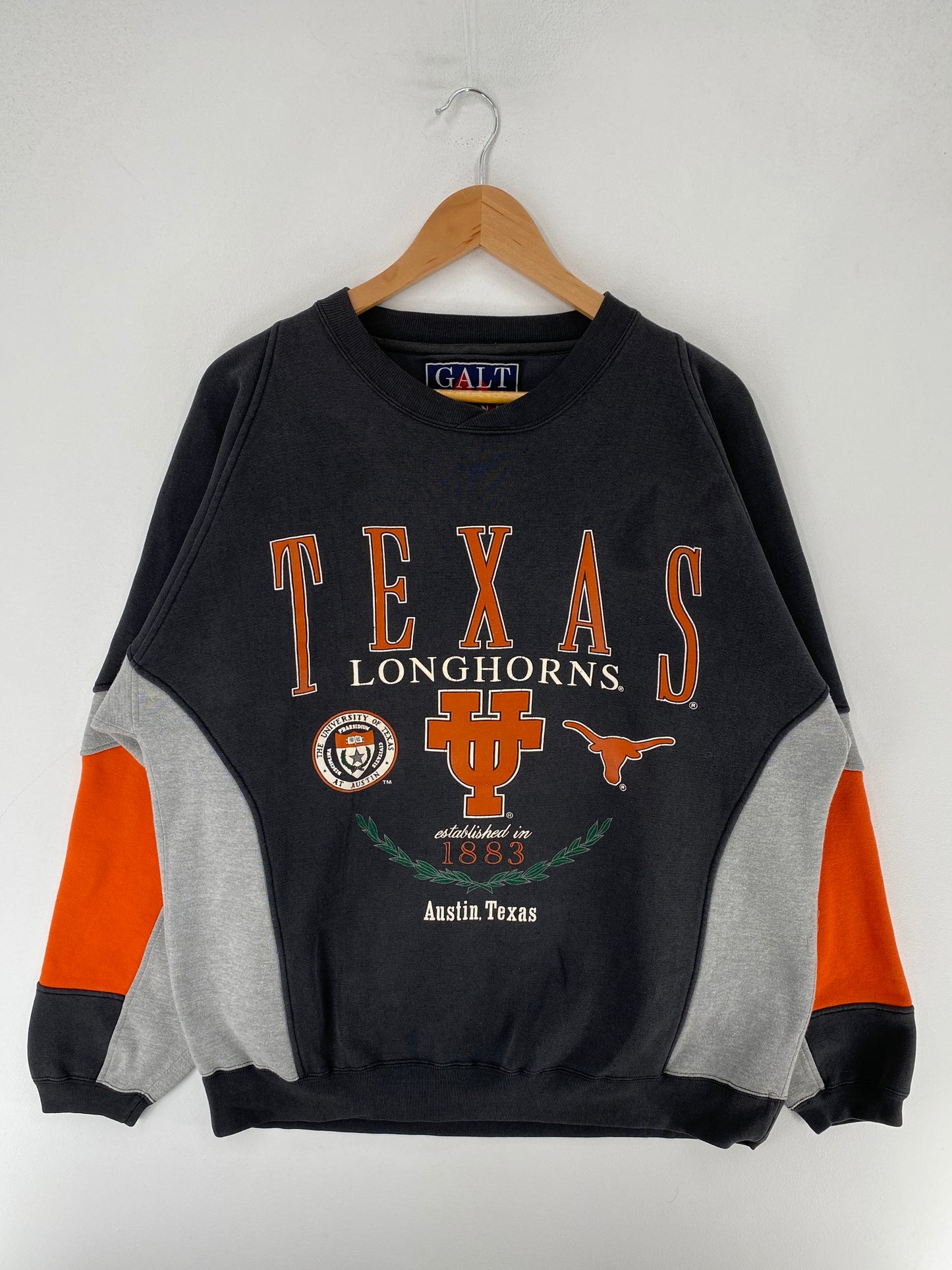 90’s TEXAS LONGHORNS Size L NFL Sweat-Shirt / F3407S