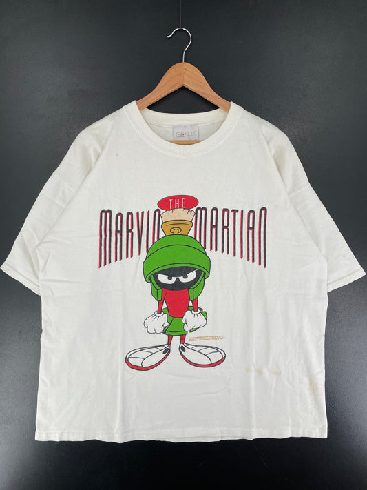 1992 LOONEY TUNES THE MARVIN MARTIAN Made in USA Size XL Vintage T-Shirt / F3071T