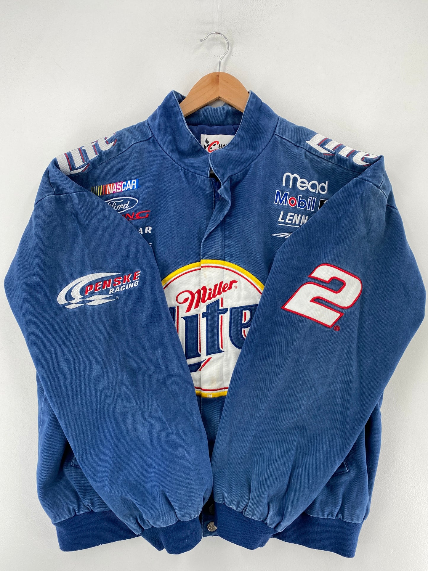 Vintage MILLER LITE Size L Racing Jacket / F8870N