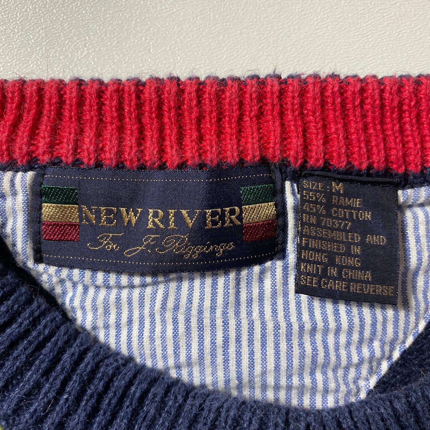 (M) Vintage NEW RIVER Knitwear / A0033K