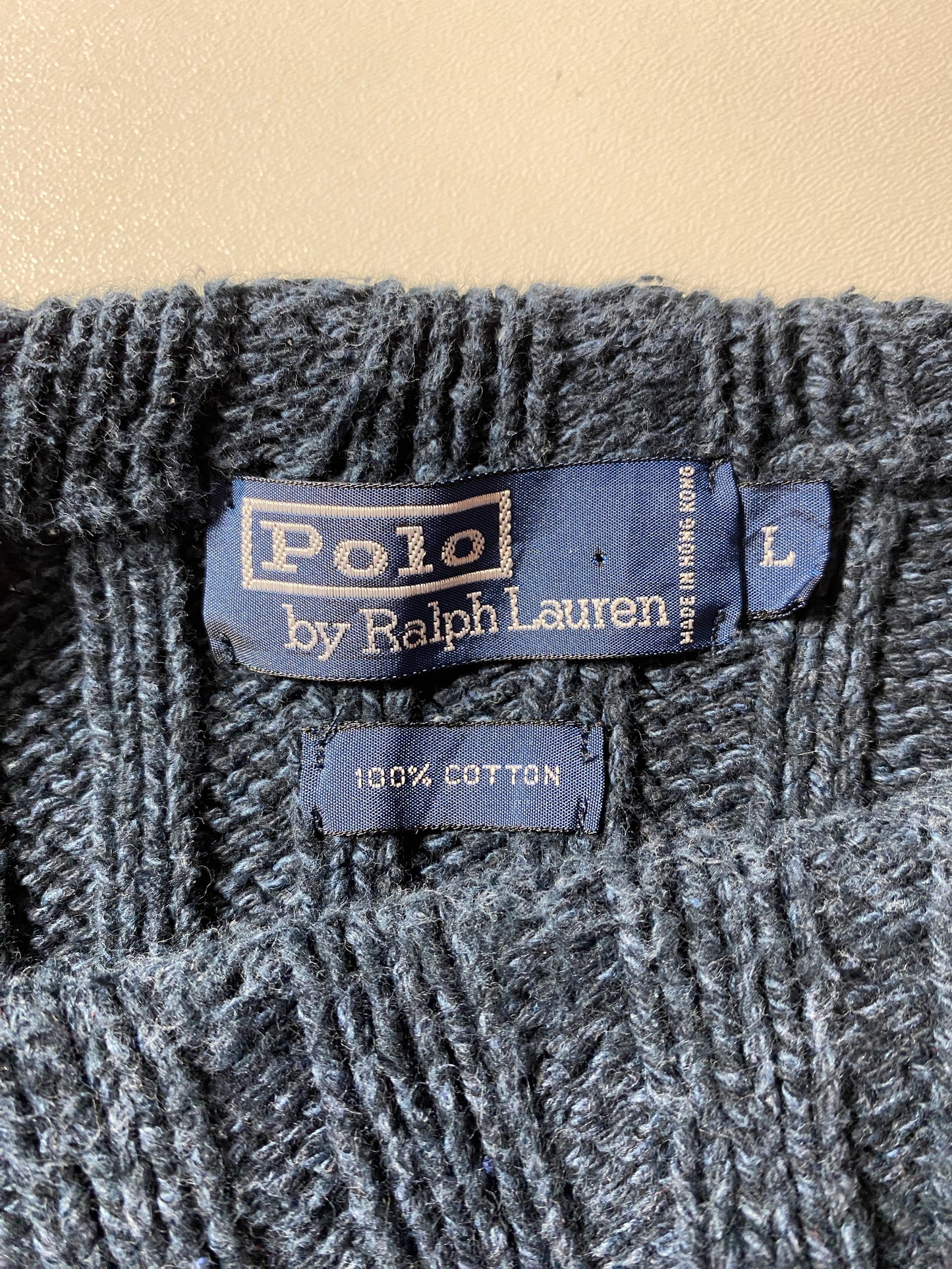 90’s POLO BY RALPH LAUREN Size L Knit Sweater / F6766K