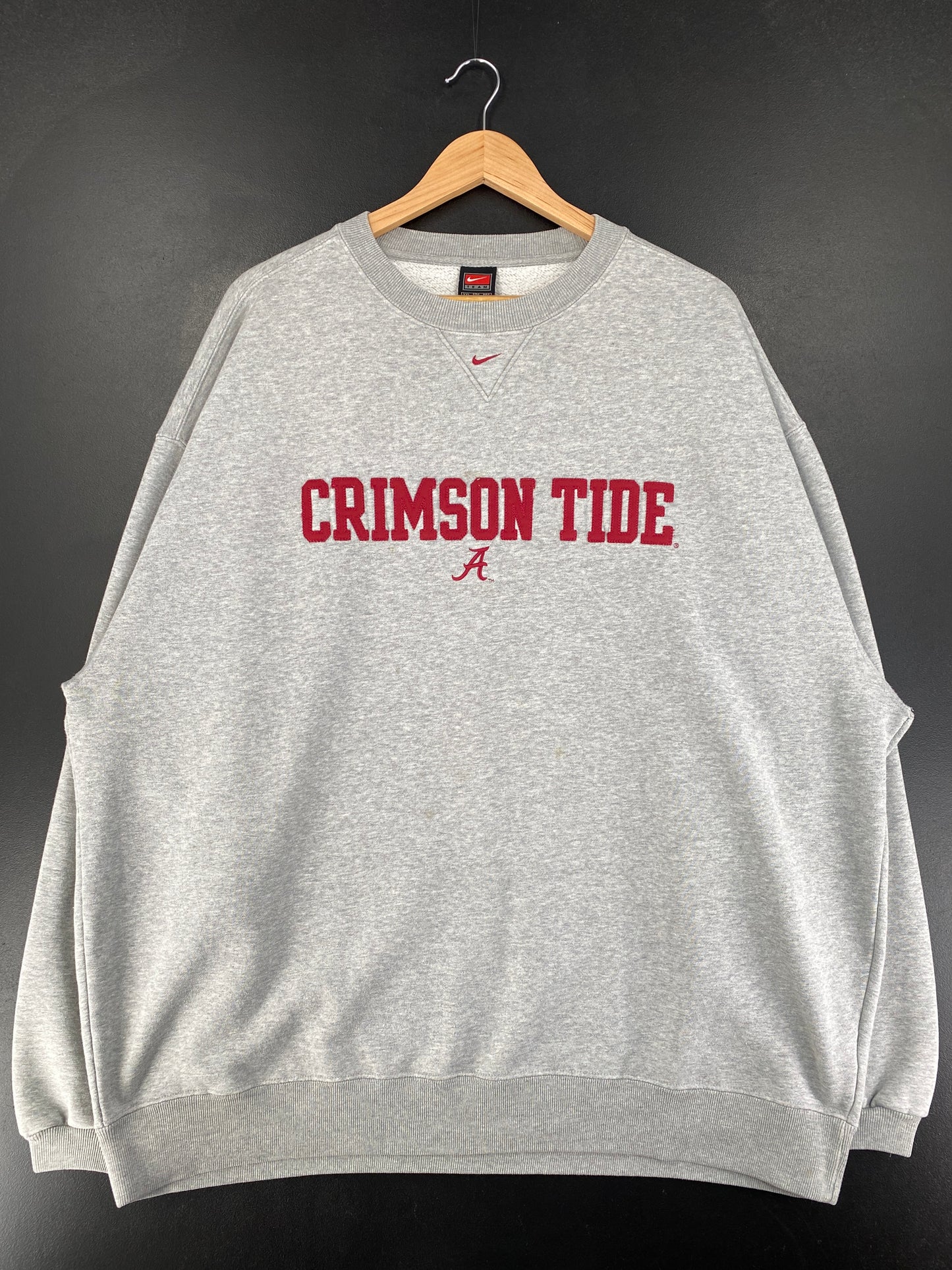 00' NIKE x CRIMSON TIDE Size XXL Vintage College Sweat-Shirt / G4389S