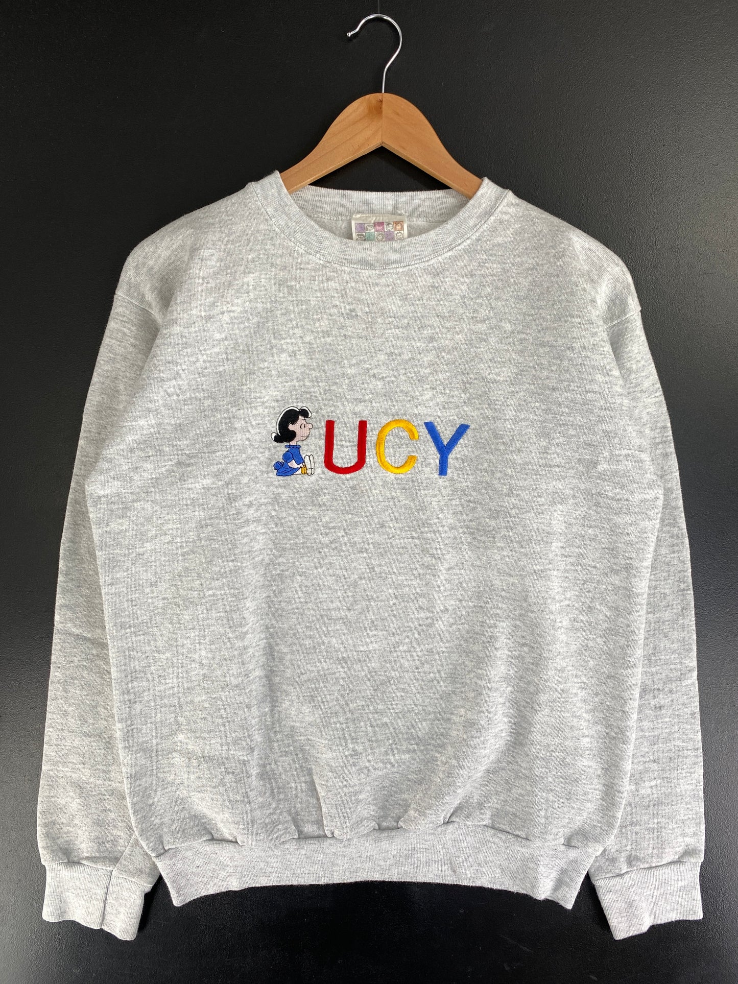 90’s PEANUTS LUCY Size Ladies L Vintage Sweat-shirt / F8614S