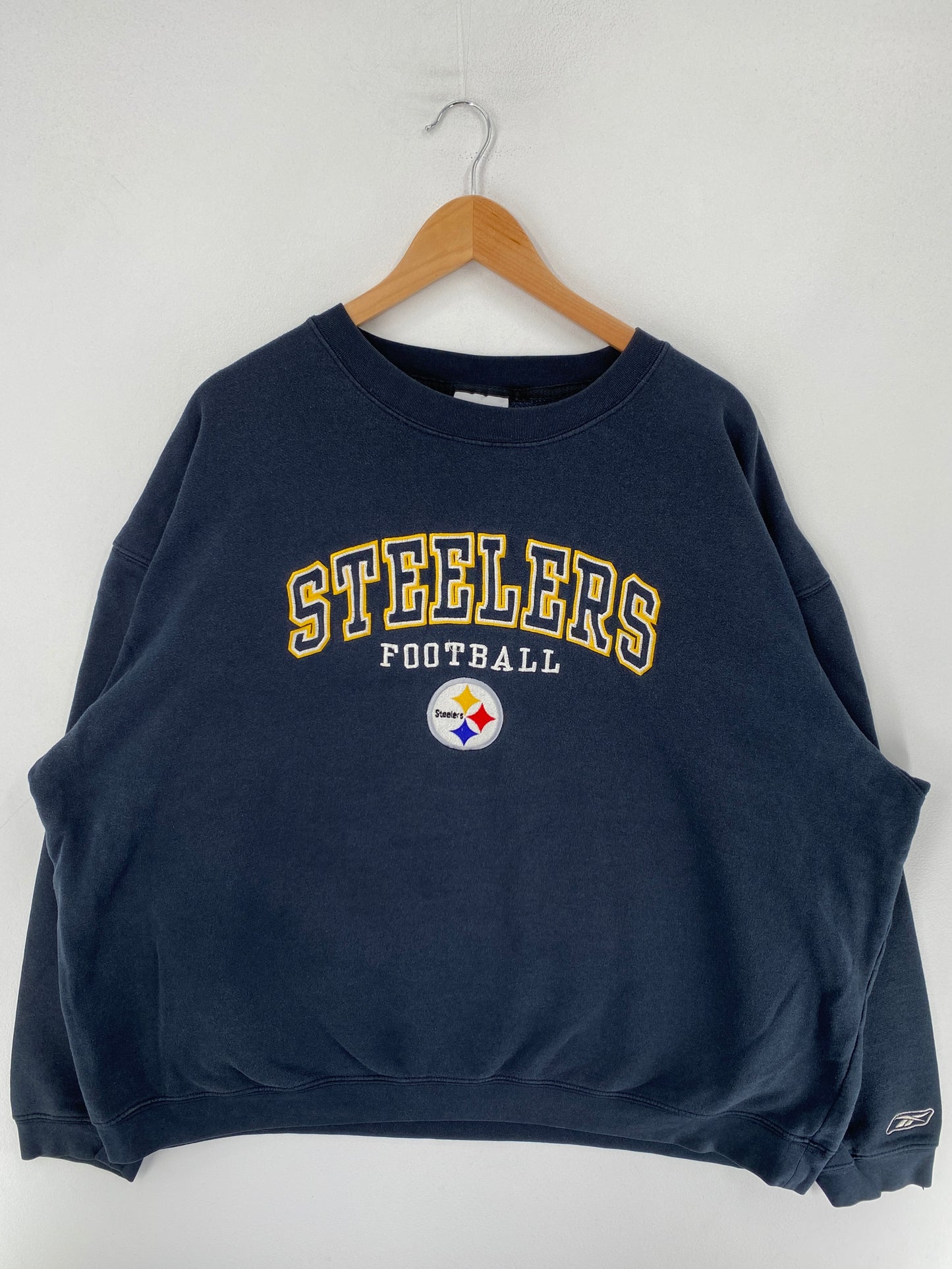 00’ REEBOK x PITTSBURGH STEELERS Size XXL NFL Sweat-Shirt / F5149S