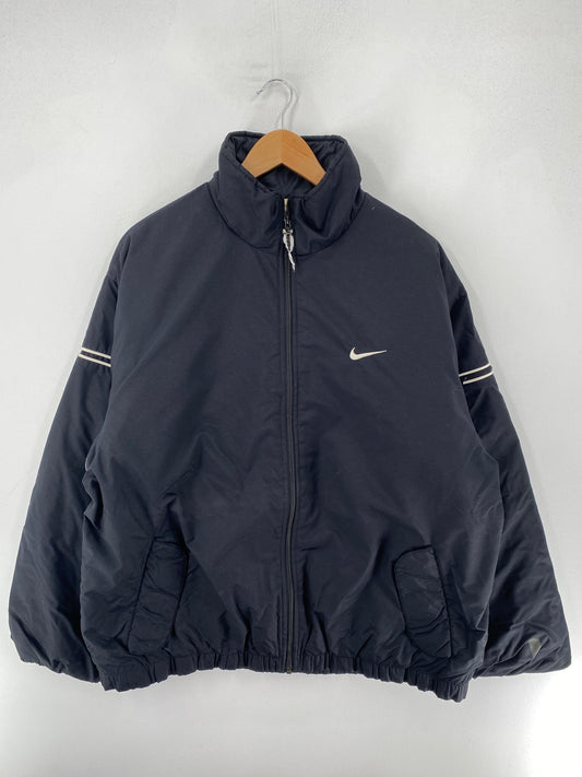 00’ NIKE Size L Nylon Padded Zip-up Jacket / F6090N