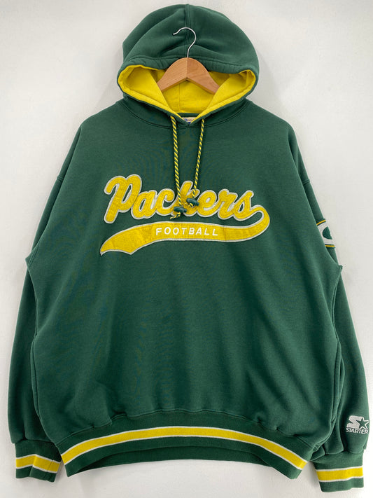 90’s STARTER x GREEN BAY PACKERS Size XL NFL Sweat-Shirt / G1420S