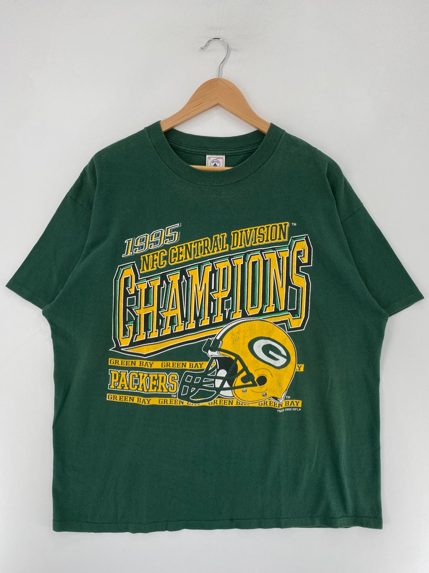 1995 GREEN BAY PACKERS Made in USA Size XL Vintage NFL T-shirt / G3503T