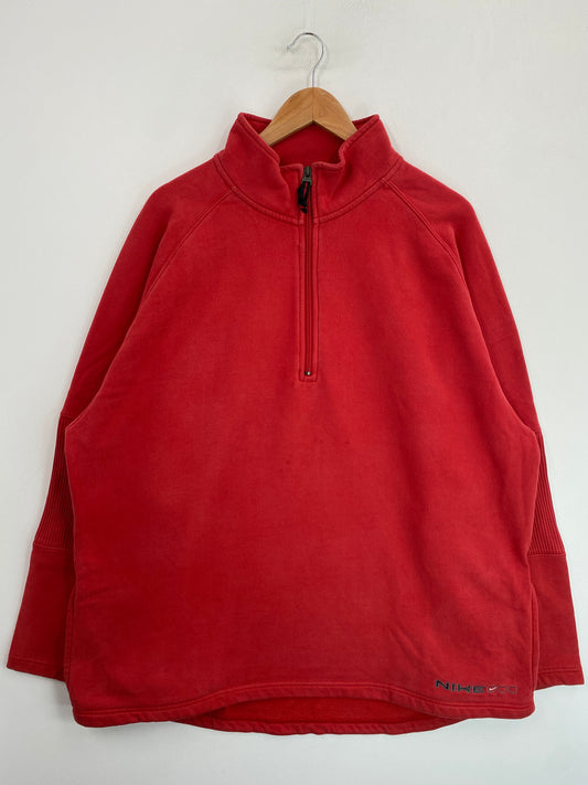 00’ NIKE Size XL Vintage Half Zip-up Sweat-shirt / G7207S