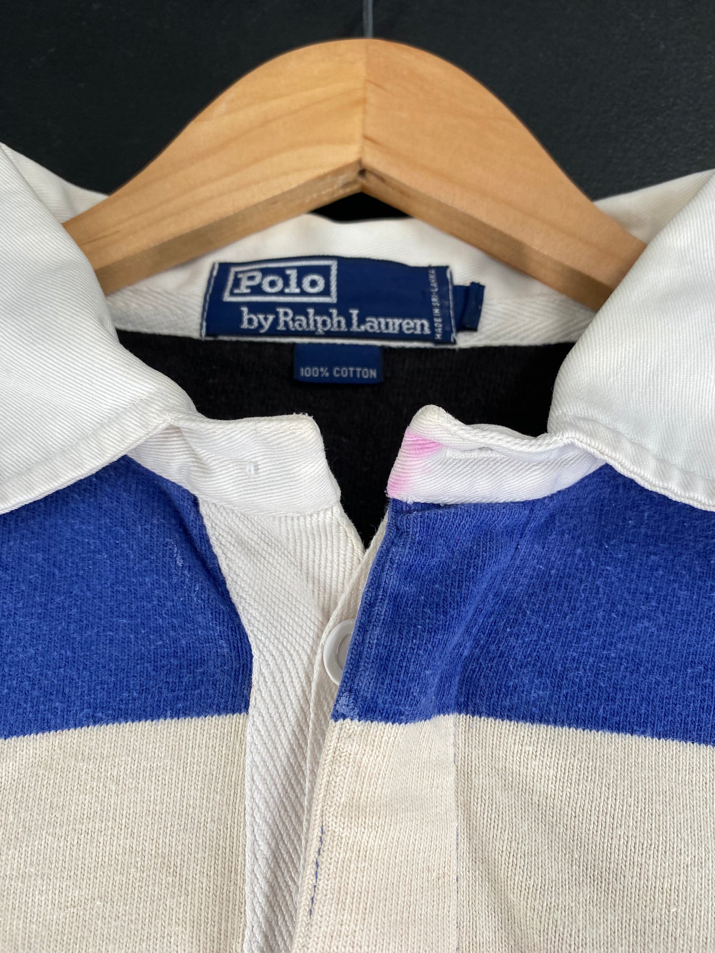 90’s POLO RALPH LAUREN Size M Vintage Rugby Shirt / G3238R