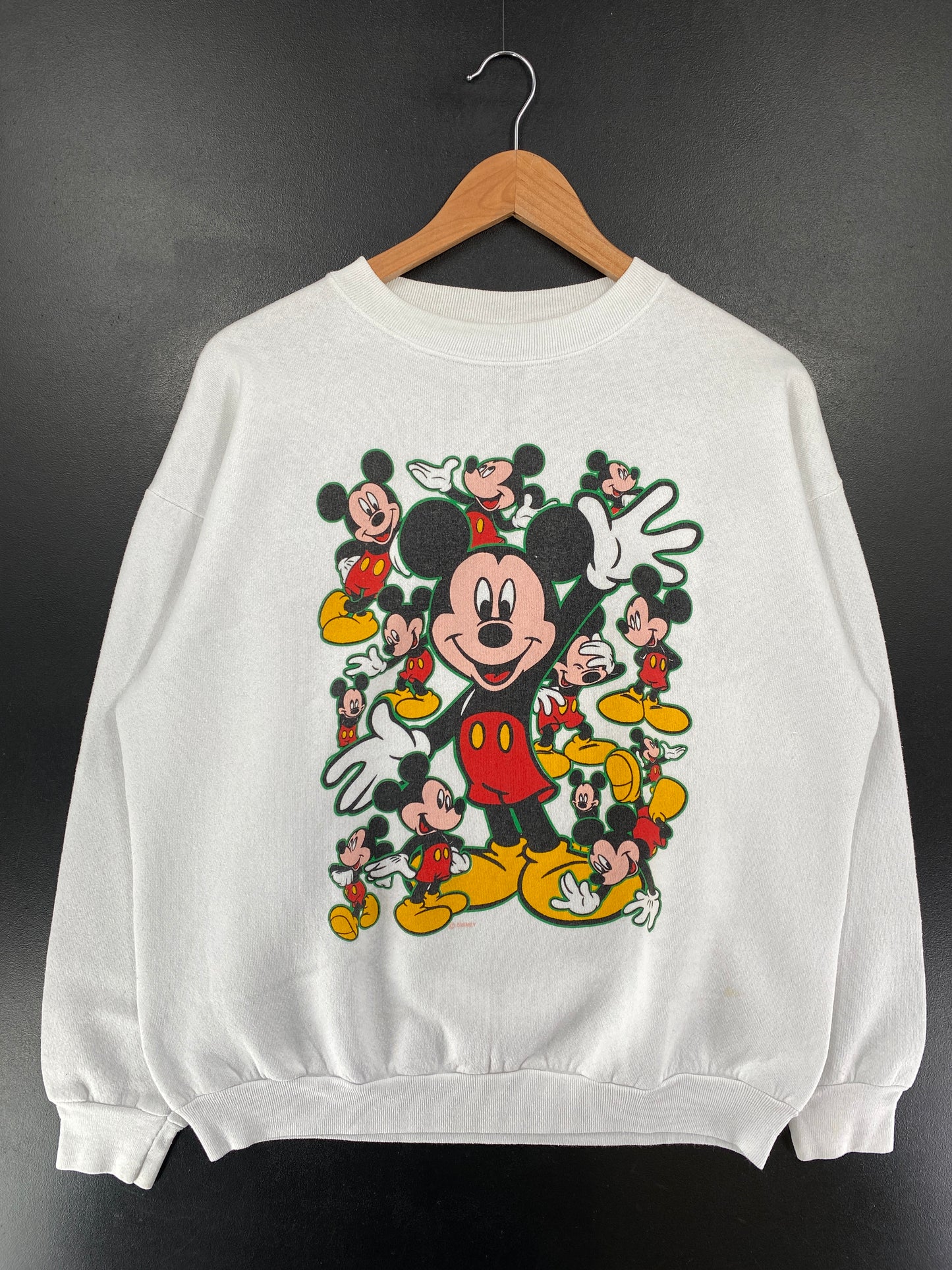 90's DISNEY MICKEY Made in USA Size L Vintage Sweat-shirt / G7303S