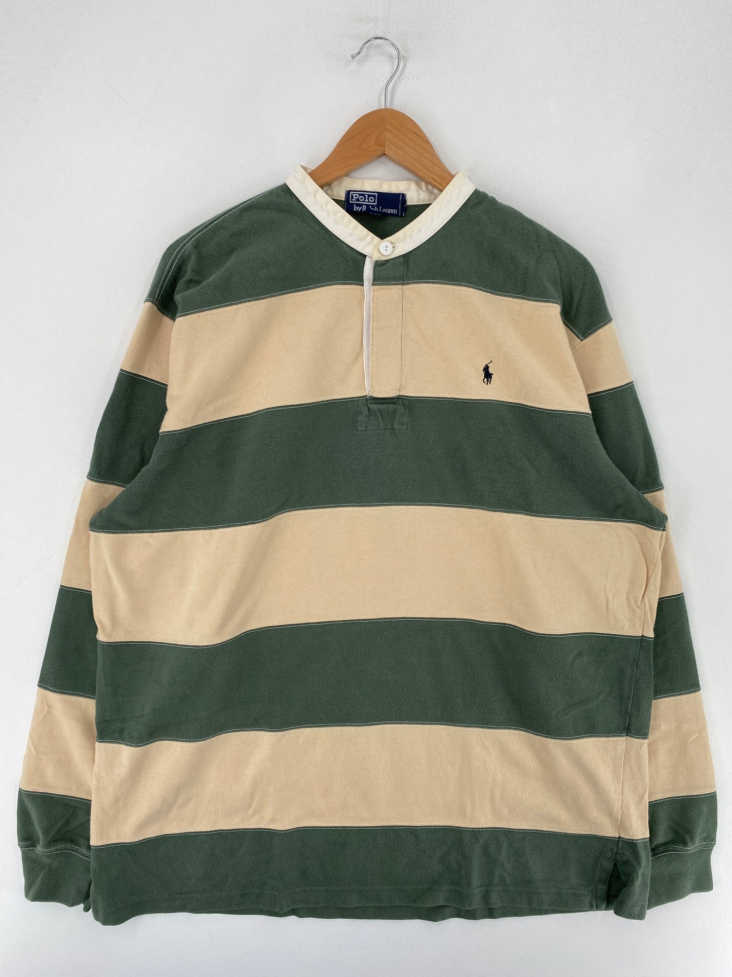 90’s POLO RALPH LAUREN Size L Vintage Rugby shirt / G3235R