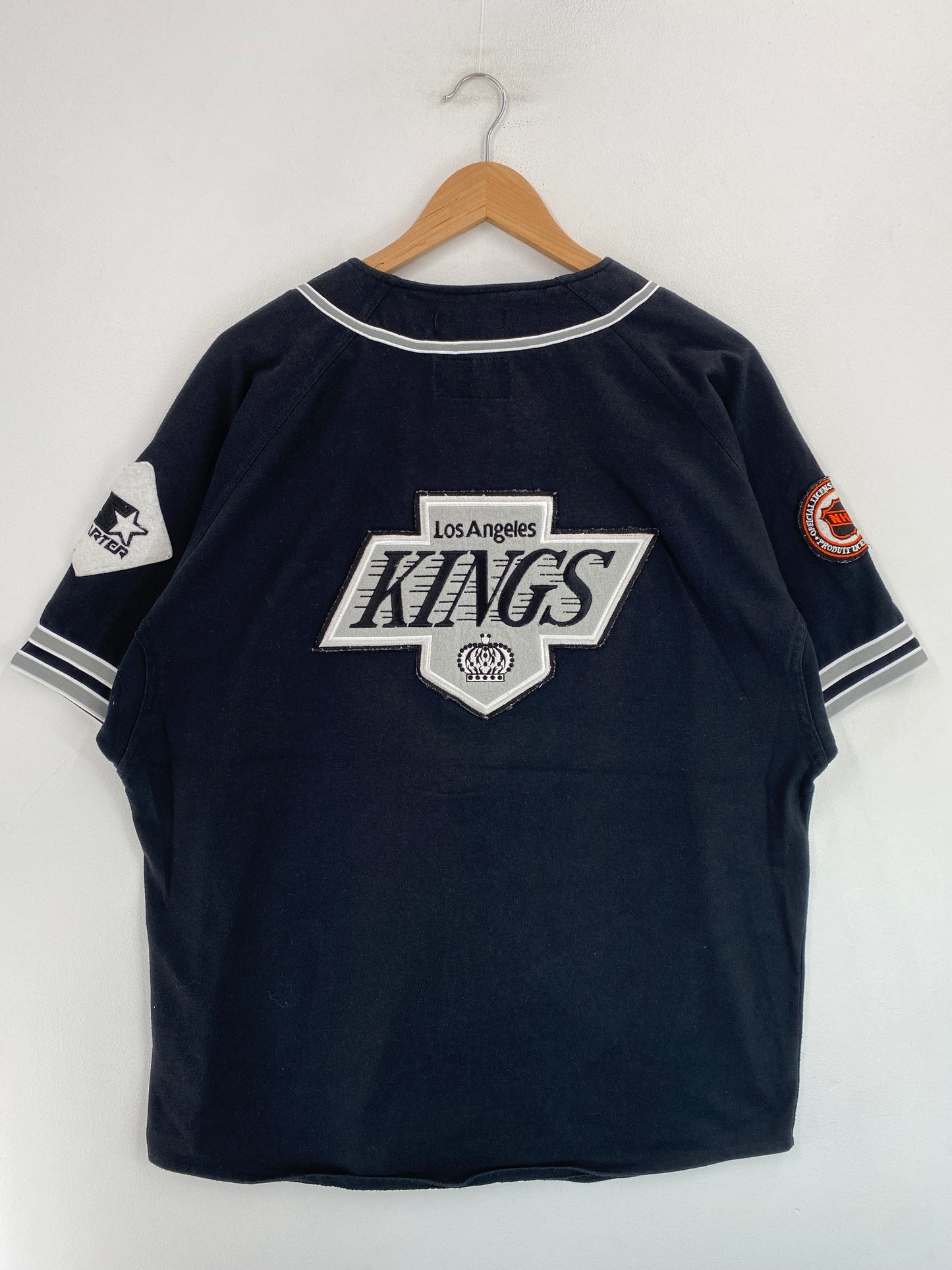 Vintage STARTER X LOS ANGELES KINGS Size L NHL Game Shirts / G3801T