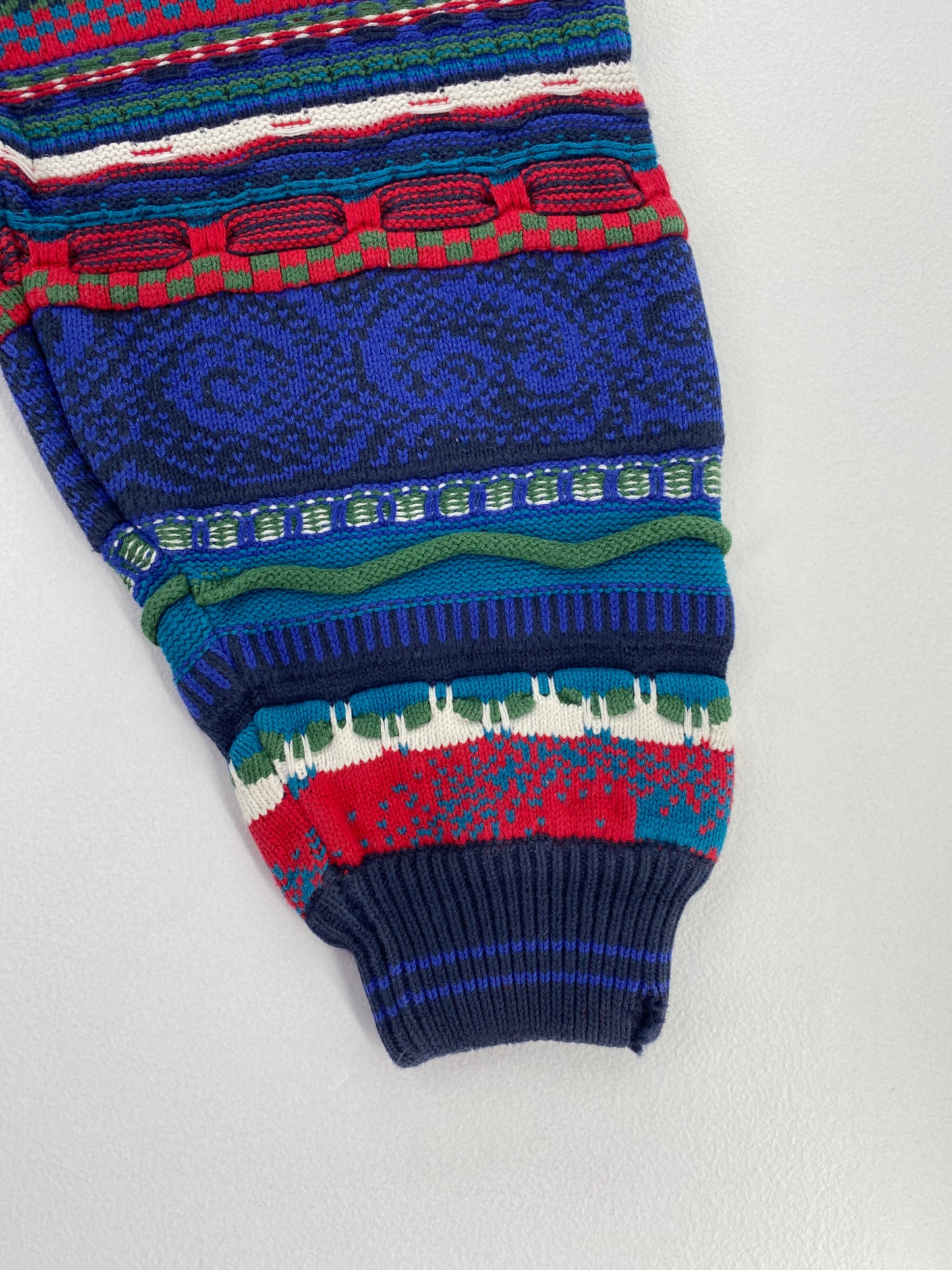 Vintage COOGI STYLE Size L Cotton Knit Sweater / G109K