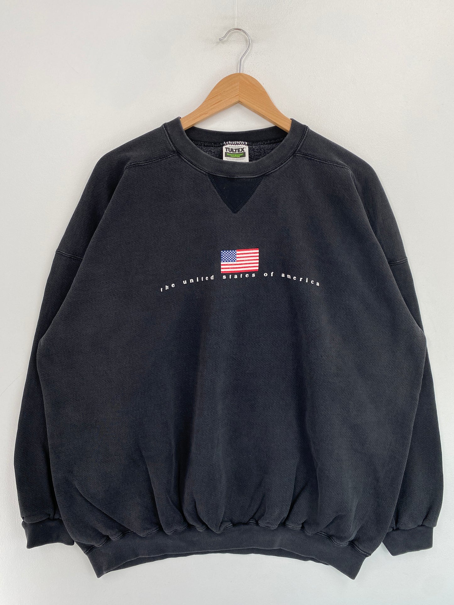 90's THE UNITED STATES OF AMERICA Made in USA Size XL Vintage Sweat-Shirt / G3846S