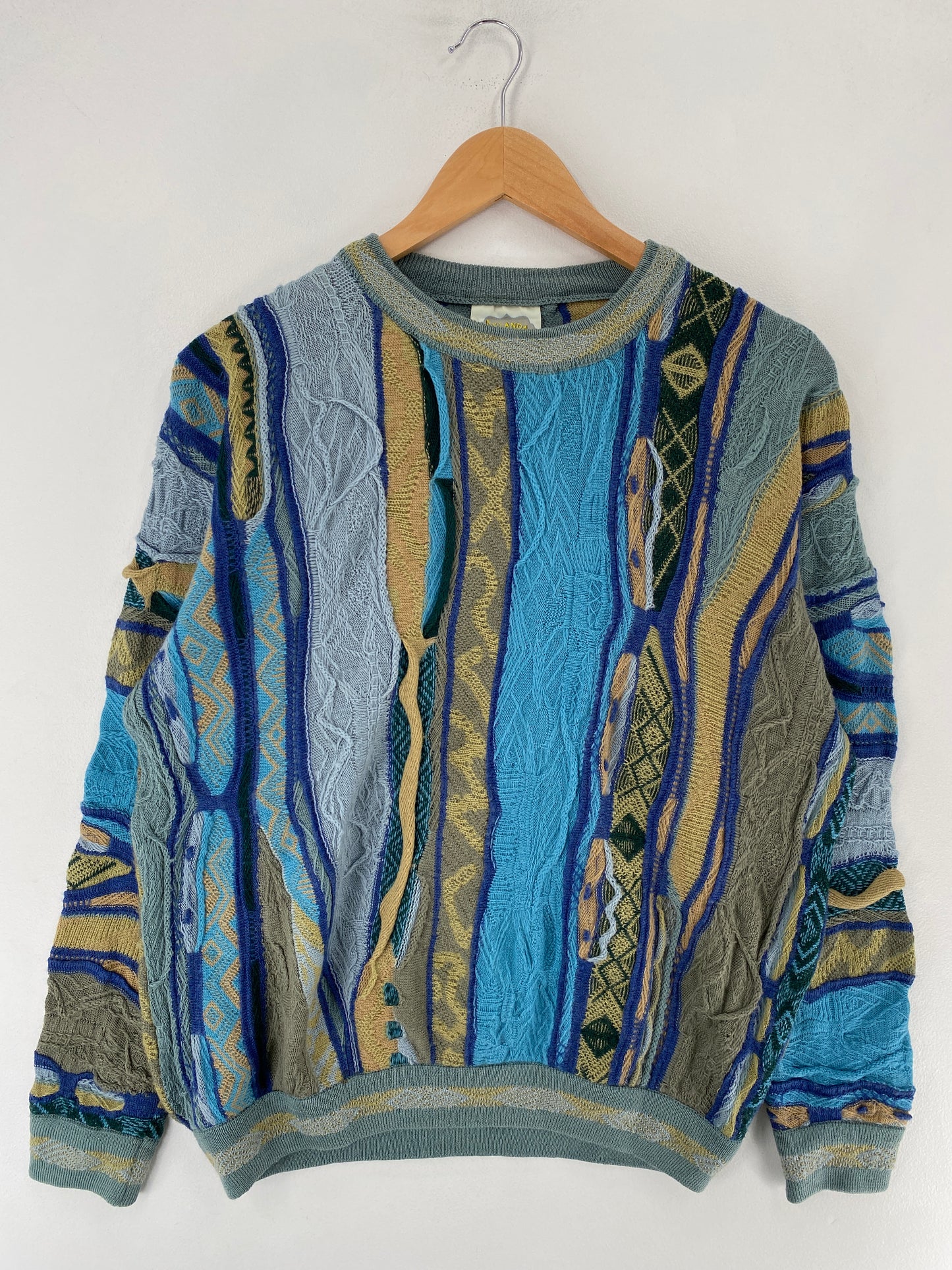 Vintage 3D COOGI-STYLE Size M Cotton Knit Sweater / F3426K