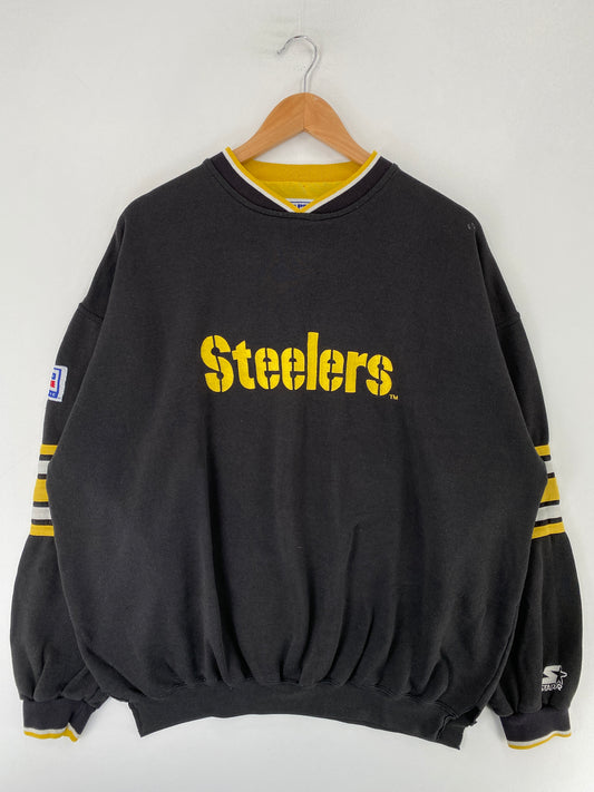 90’s STARTER x Steelers Size XL NFL Sweat-Shirt / G3454S