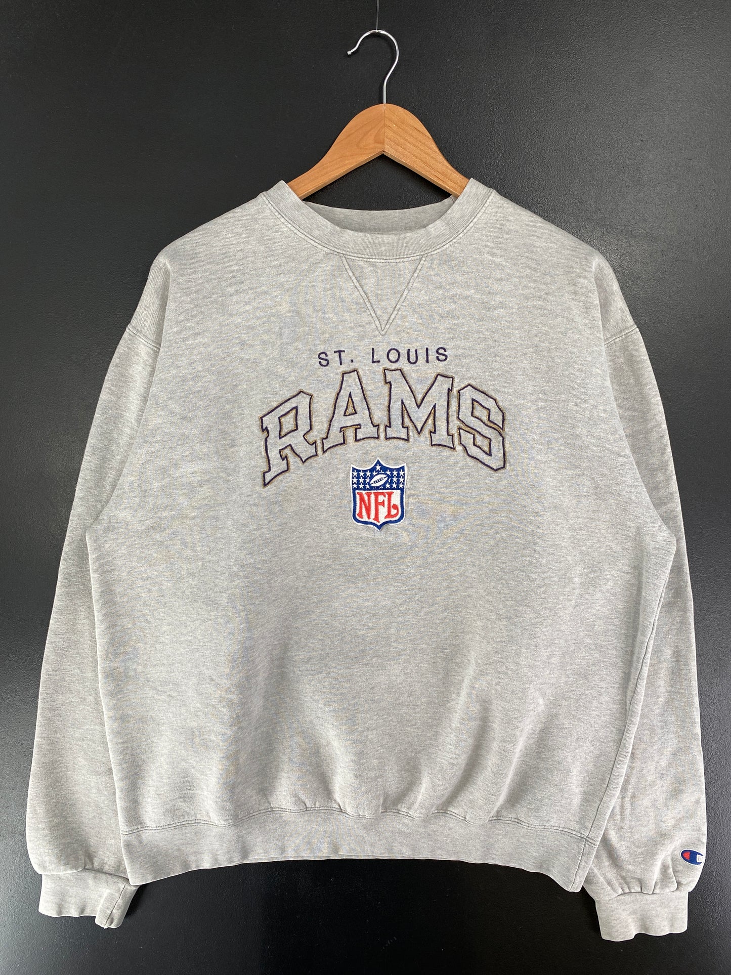 Vintage CHAMPION x ST. LOUIS RAMS Size XL NFL Sweat-shirt / G4026S