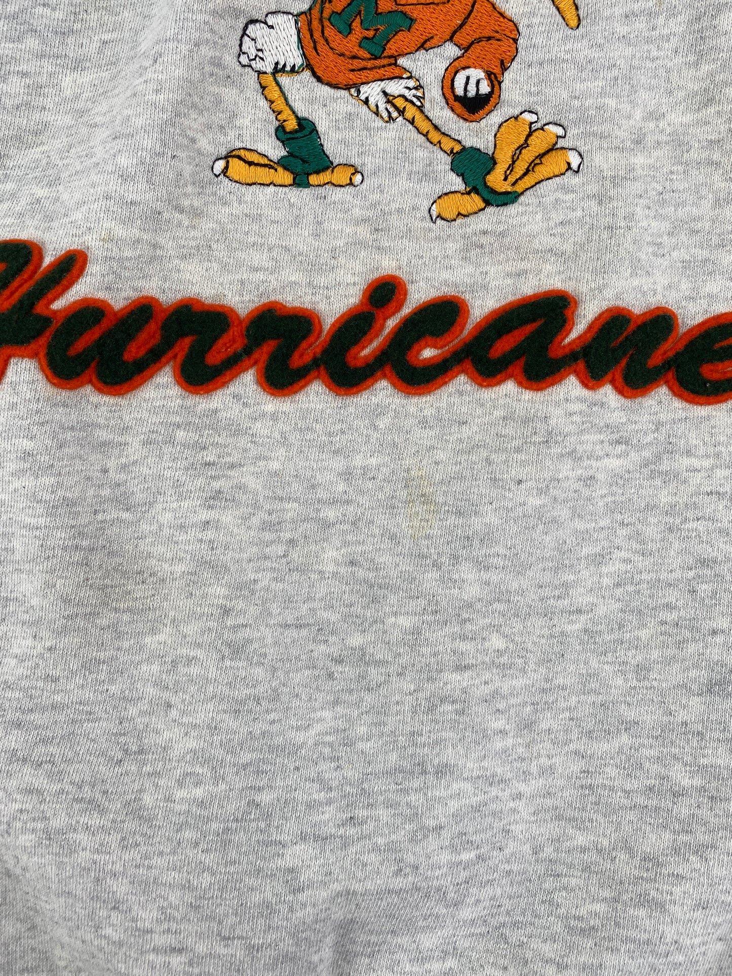 90’s MIAMI HURRICANES Size XL Vintage NFL Sweat-Shirt / F3416S