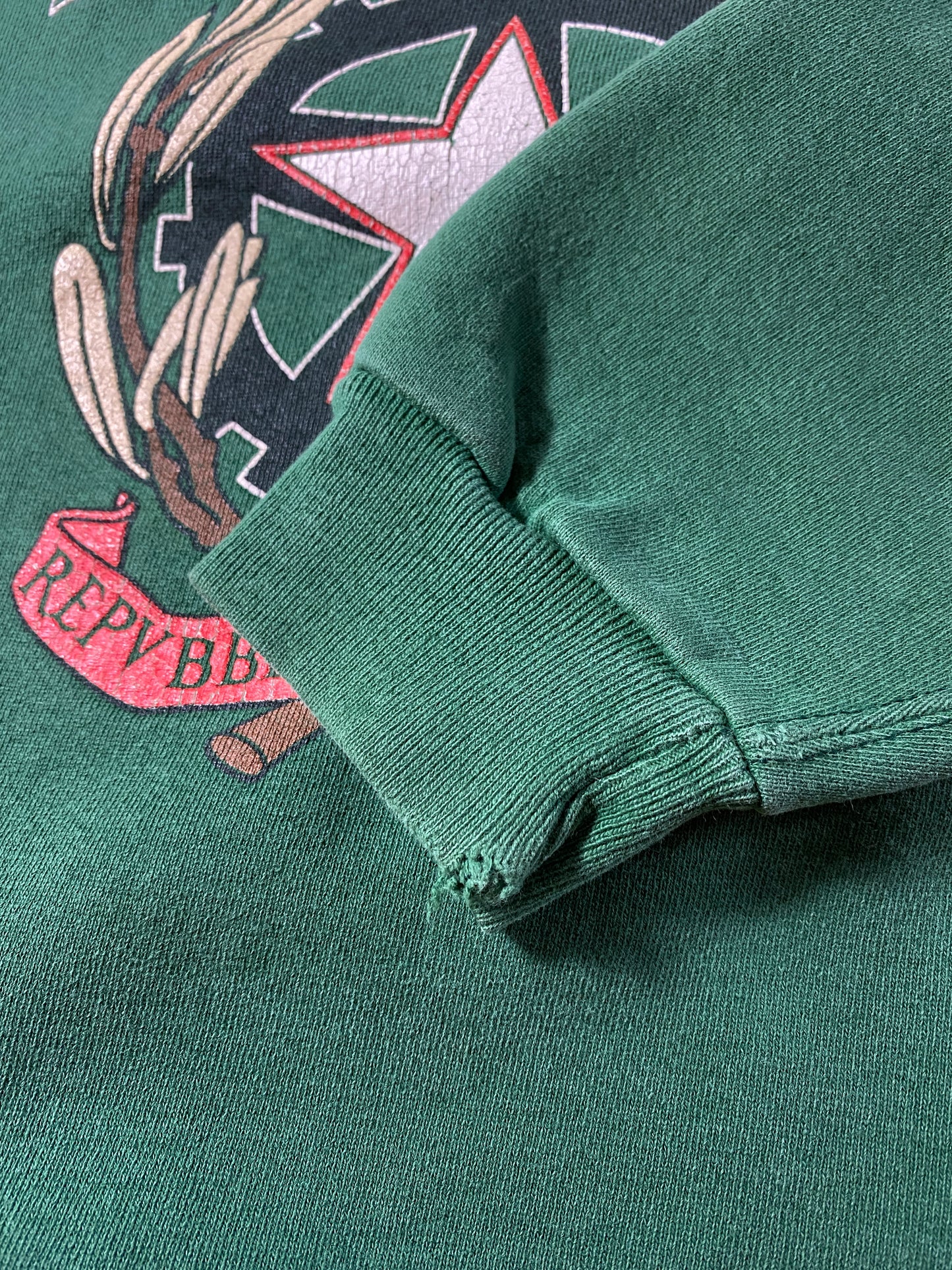 90's REPUBBLICA ITALIA Made in USA Size XL Vintage Sweat-Shirt / F9486S