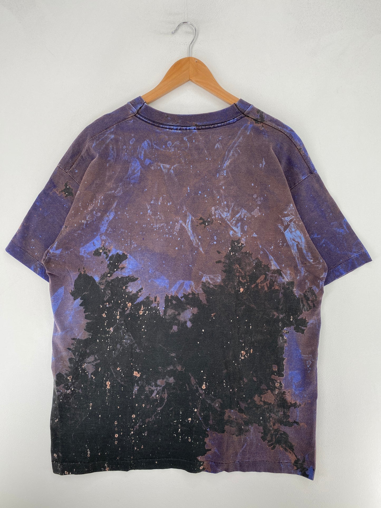 90’s WHALE TIE DYE Made in USA Size XL Vintage T-Shirts / G7158T