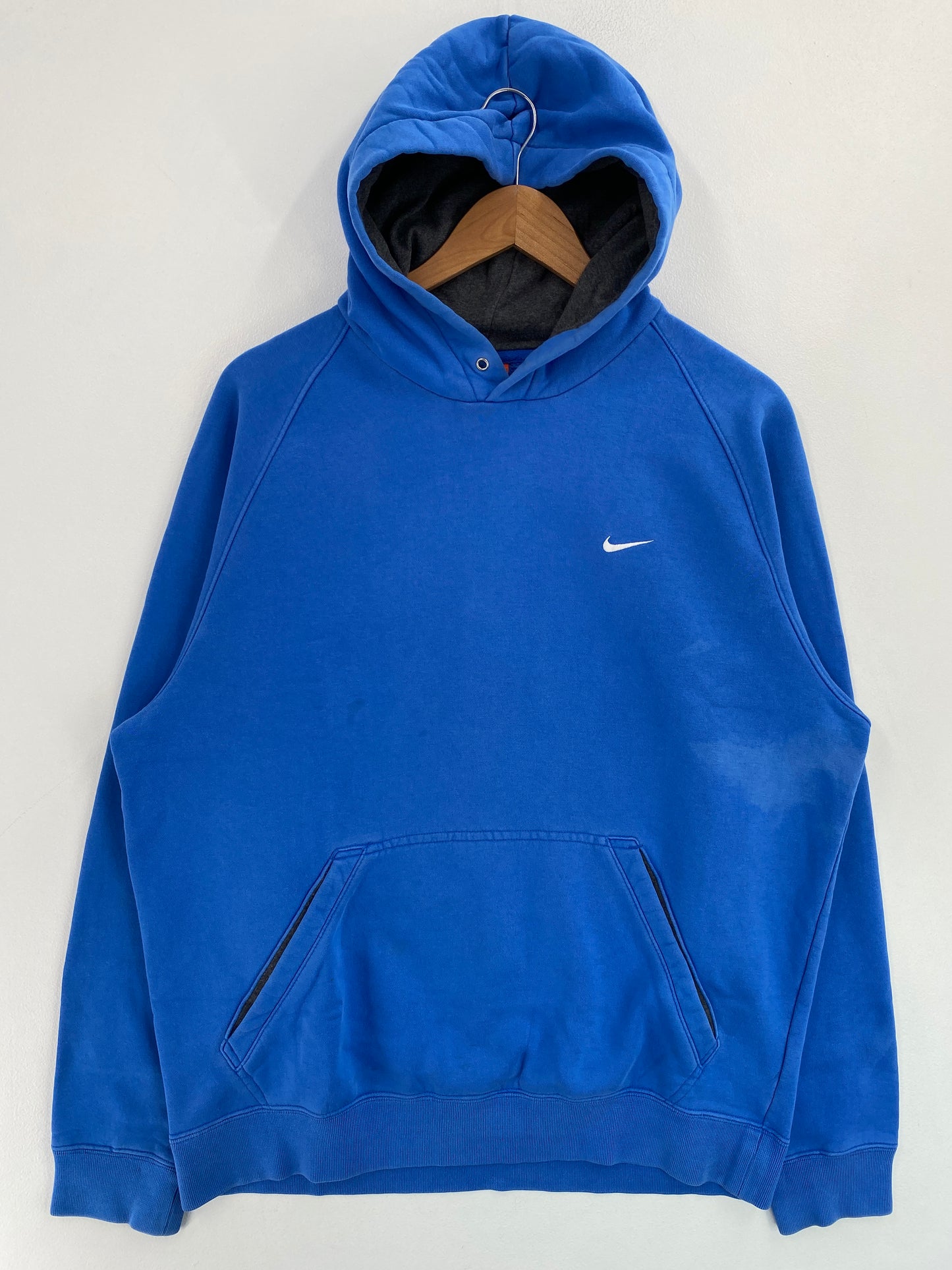 Vintage NIKE MINI SWOOSH Size L Hoodie Sweat-Shirt / G4087S