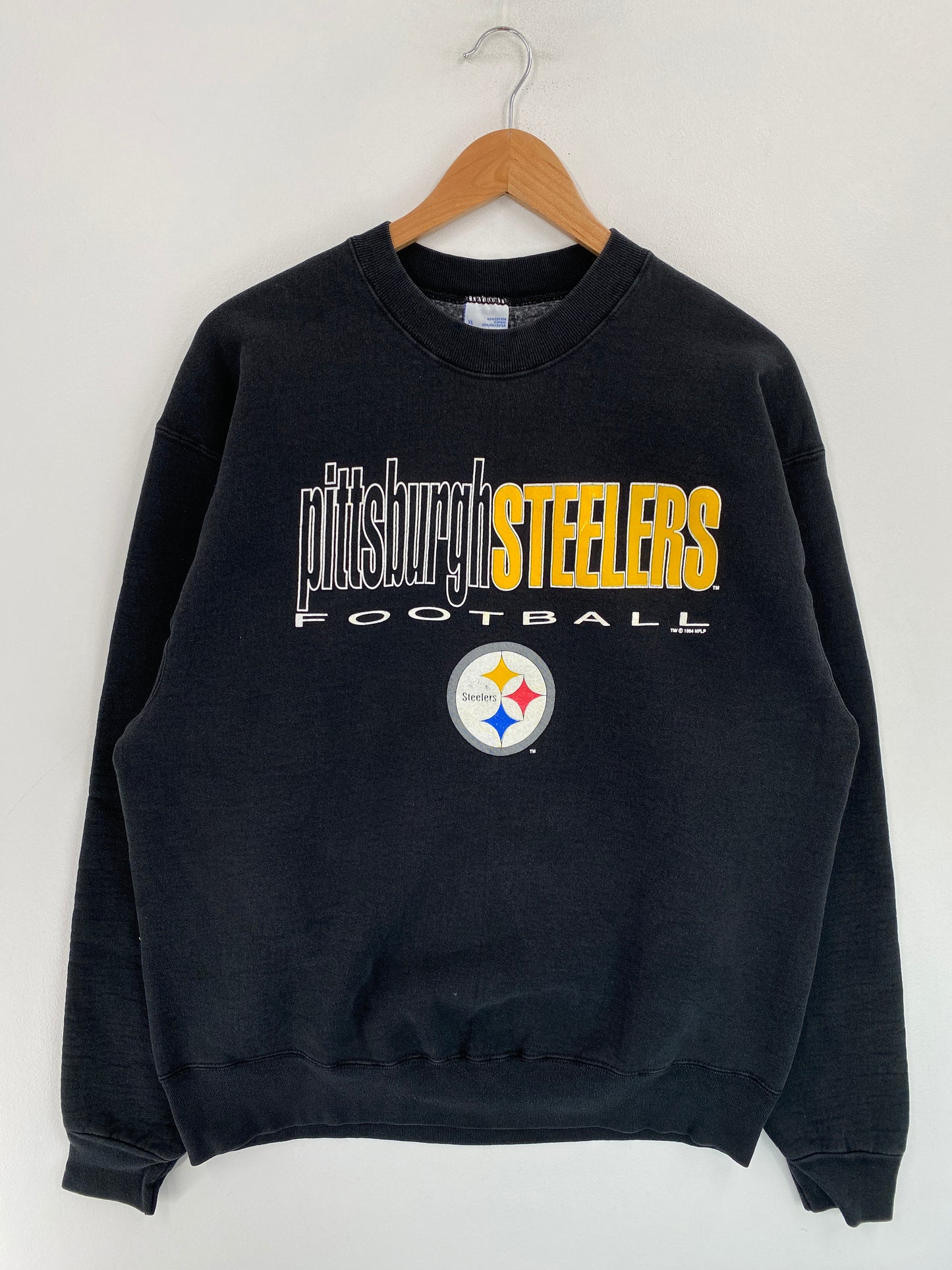 90's PITTSBURGH STEELERS Made in USA Size XL Vintage NFL Sweat-Shirt / G4175S