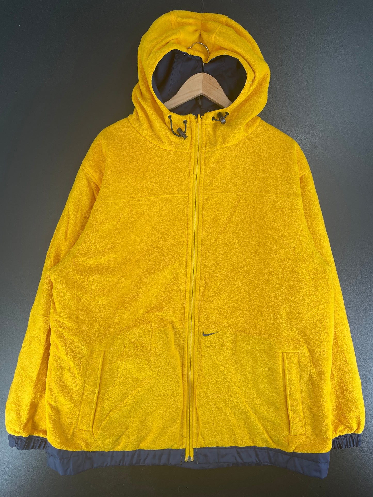 00’ NIKE Size M Nylon Padded Zip-up Reversible Jacket / G5433N