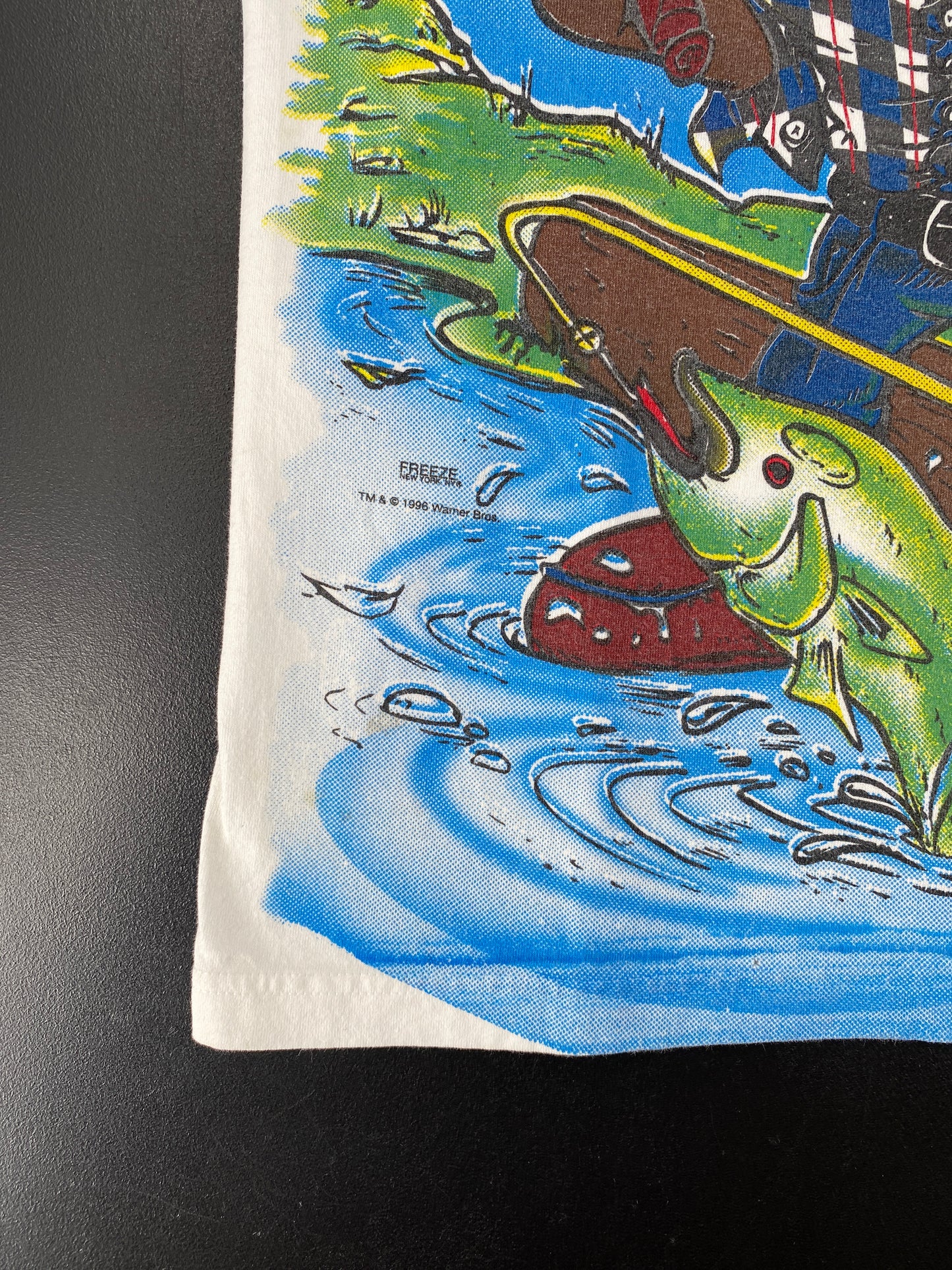 1996 LOONEY TONES Made in USA Size L Vintage T-Shirt / G320T