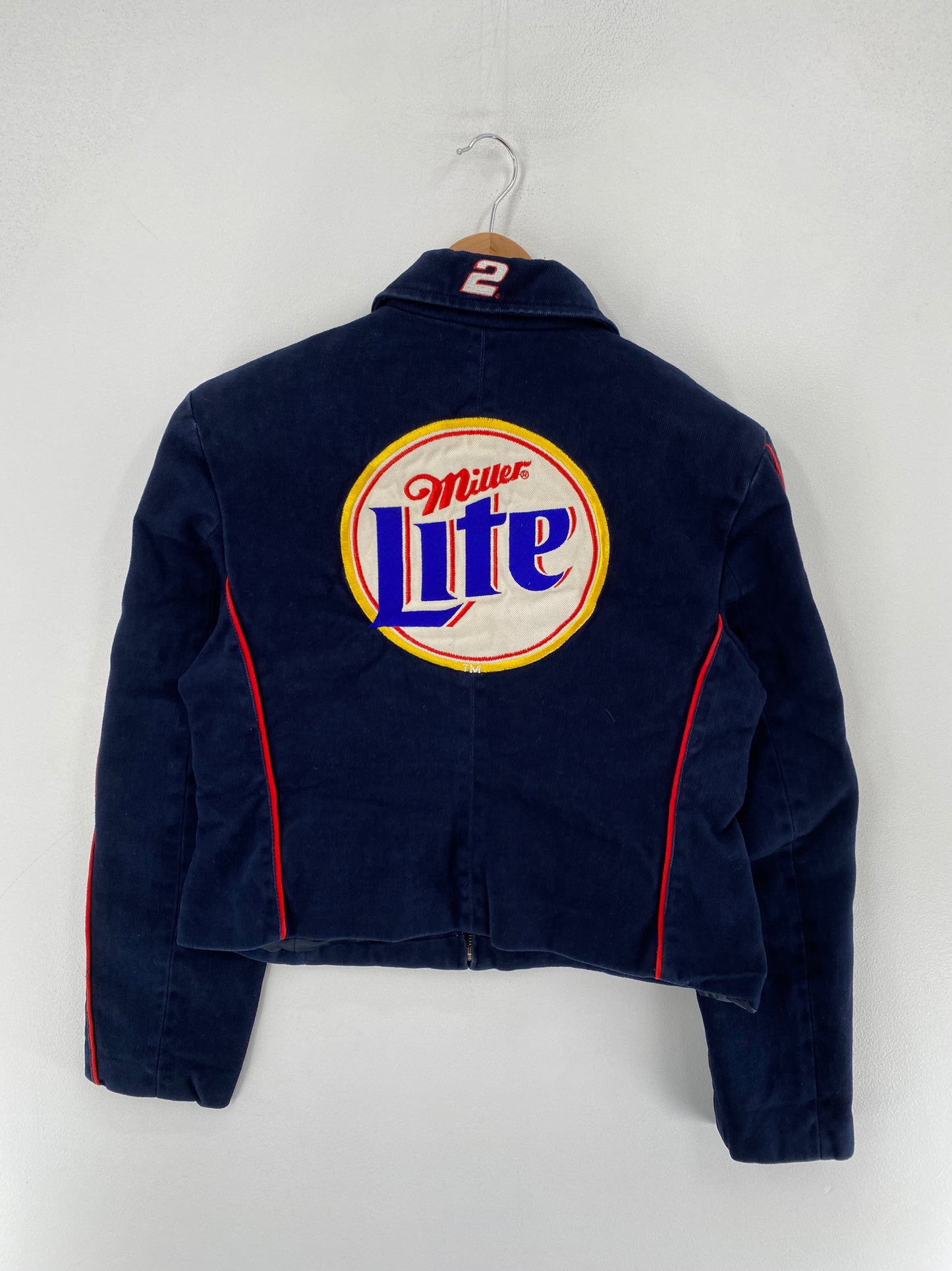 .Vintage MILLER LITE Size Ladies M Racing Jacket / F3800J