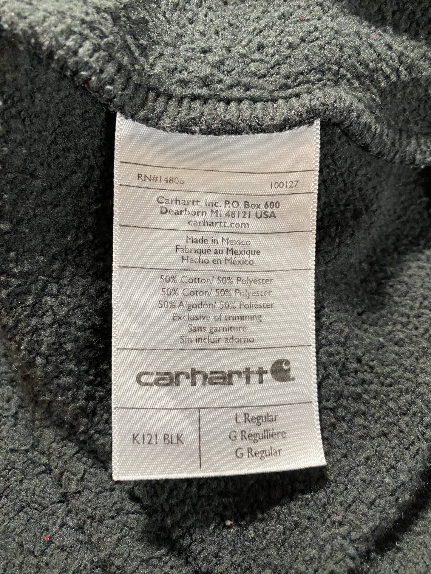 Vintage CARHARTT Size L Hoodie Sweat-Shirt / F3514S