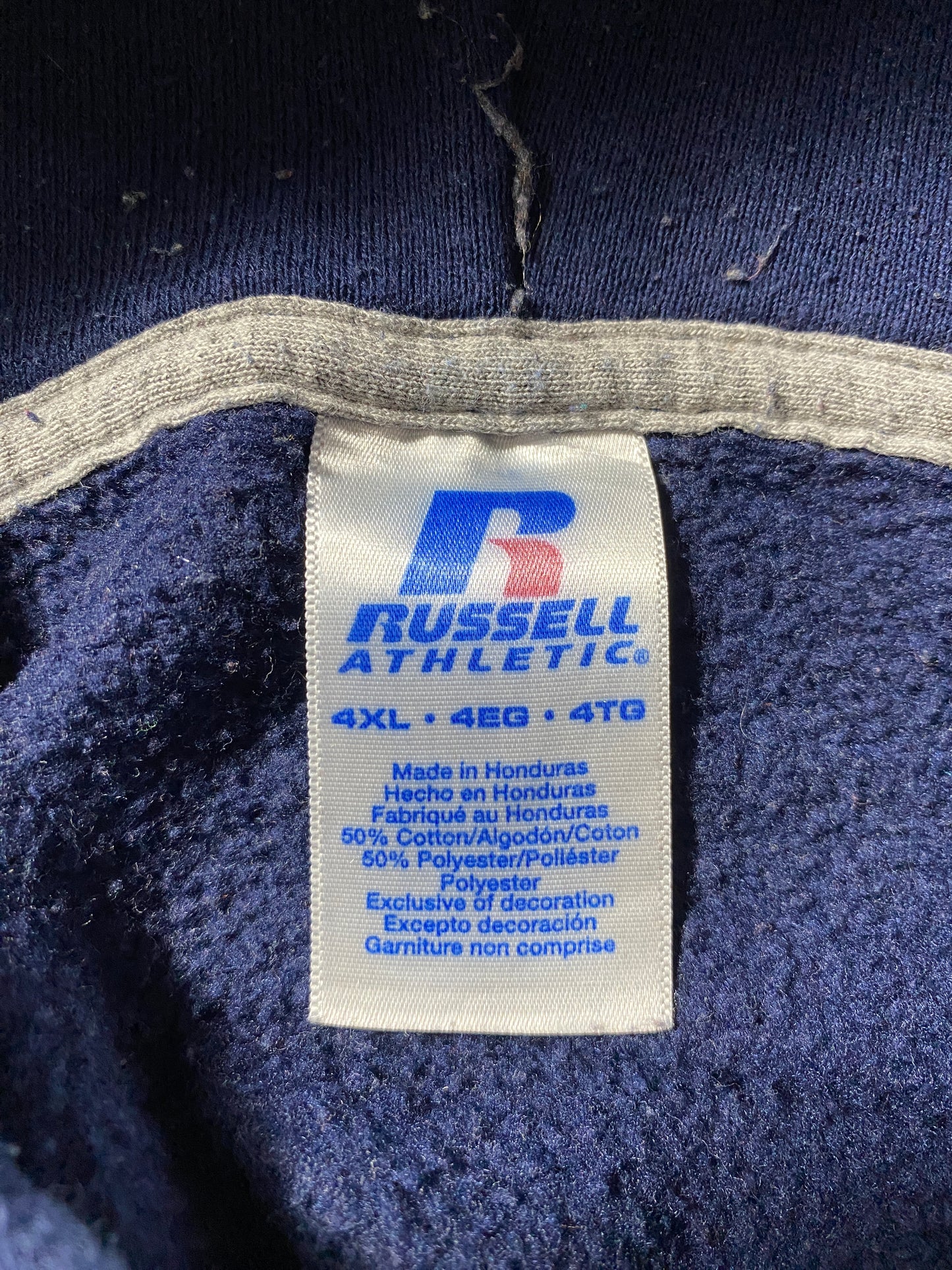 Vintage RUSSELL Size XXXXL Hoodie Sweat-Shirt / F3516S